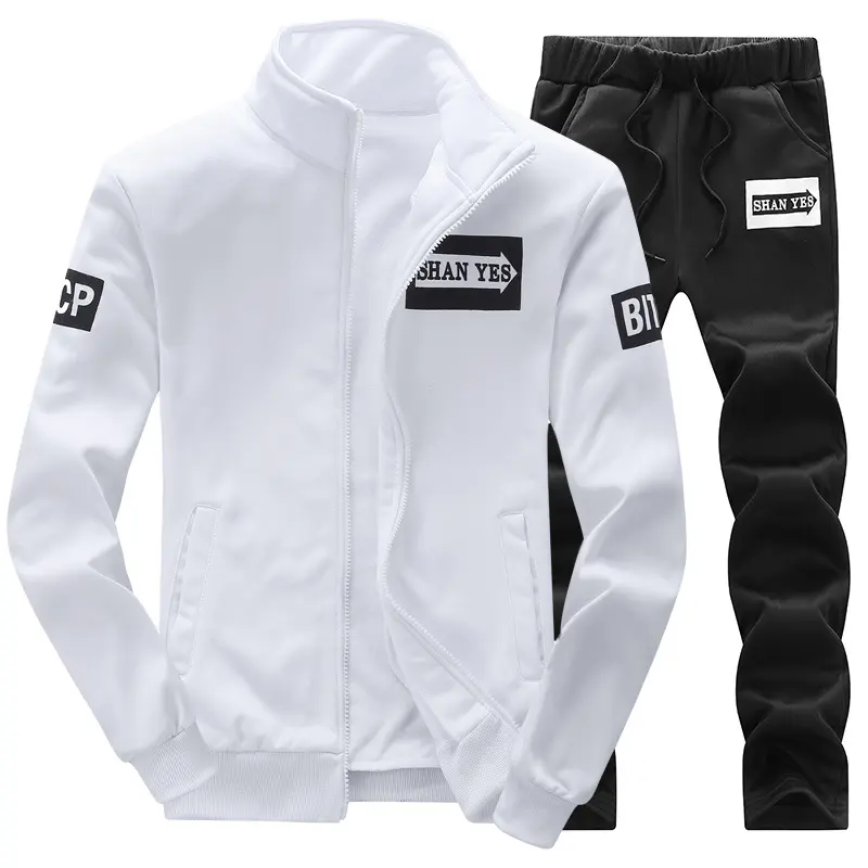 Jacket Men'S Casual Trousers Two-Piece Sports Suit Young Students