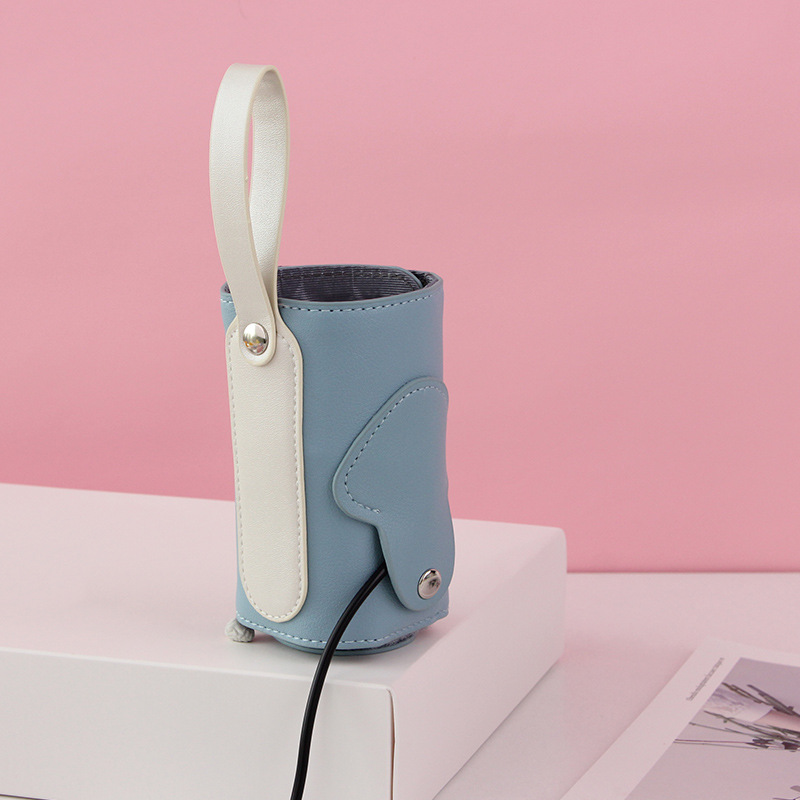 Usb Baby Bottle Insulation Cover Heater Constant Temperature Universal Pigeon Out And Portable — foto 3