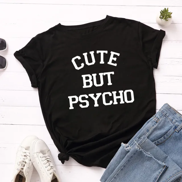 European And American Women'S Loose Short Sleeved T Shirt Women Black - Shop at LoveMi