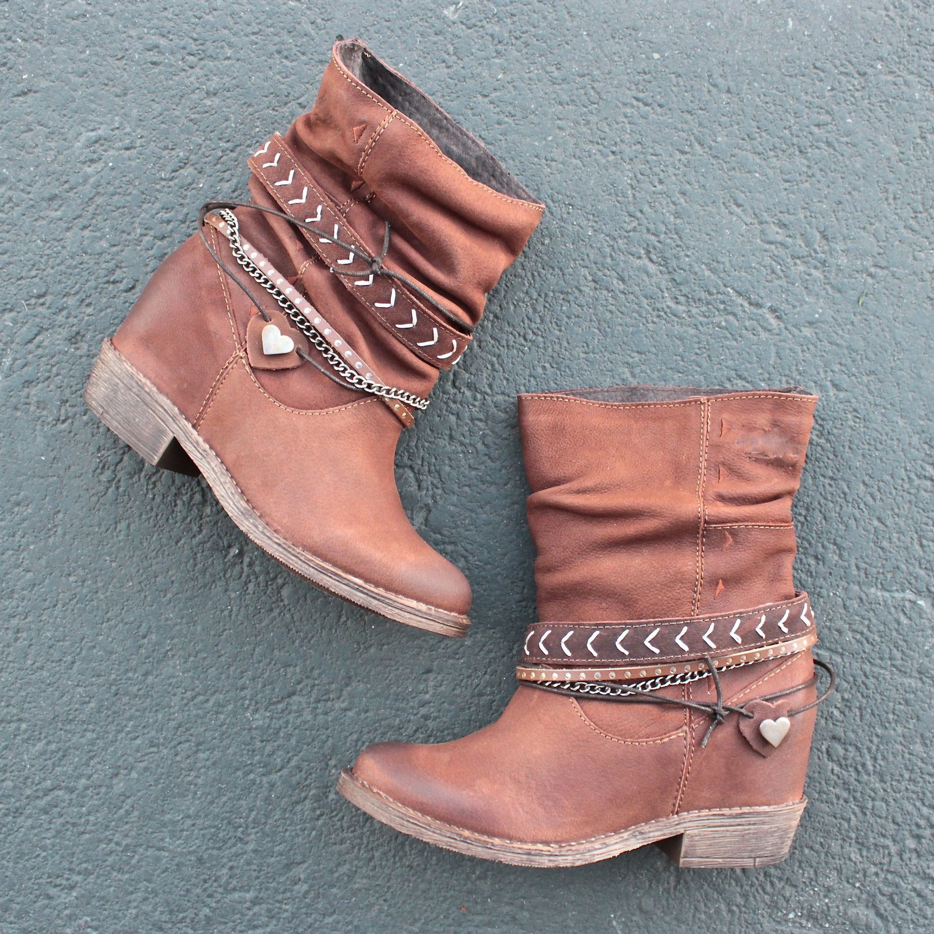 European And American Fashion Short-tube Women's Boots