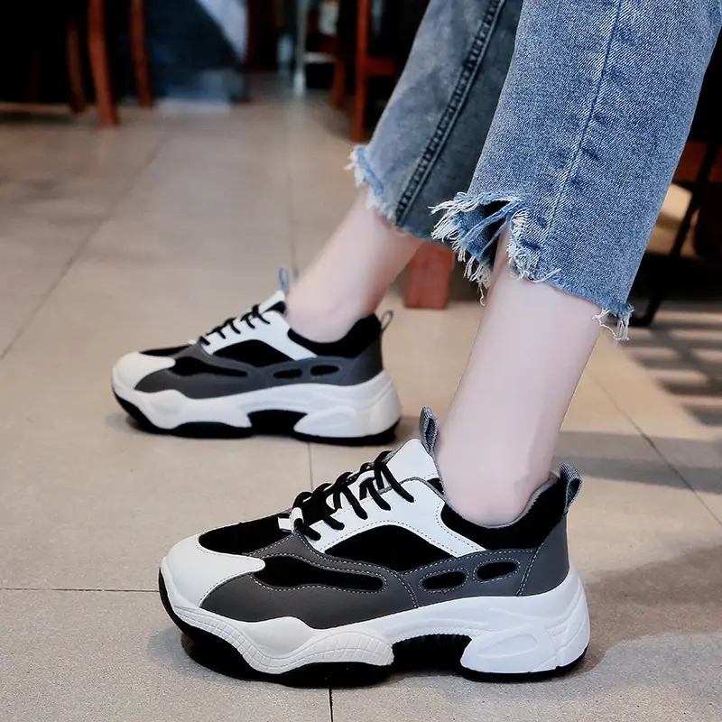 Fashion All-match Lace-up Running Sneakers