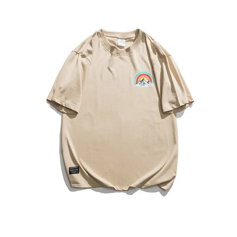 Round Neck Short-sleeved T-shirt Men's And Women's Tops Thin Half-sleeved
