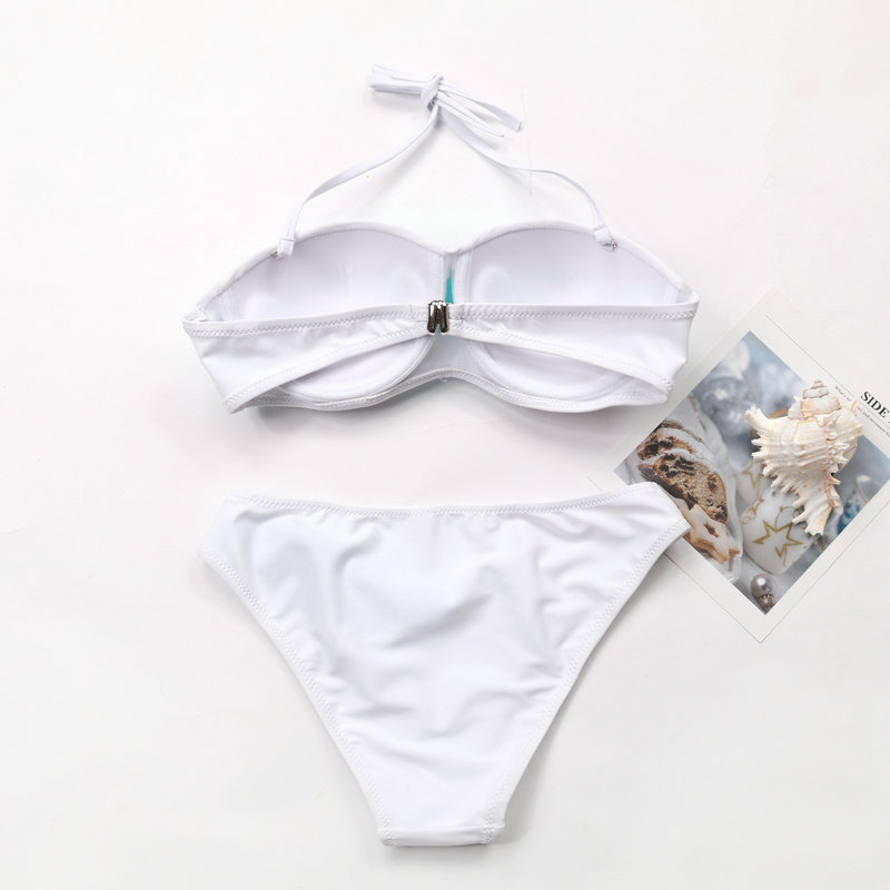 Title 4, Bikini donna europeo e americano con design a c...