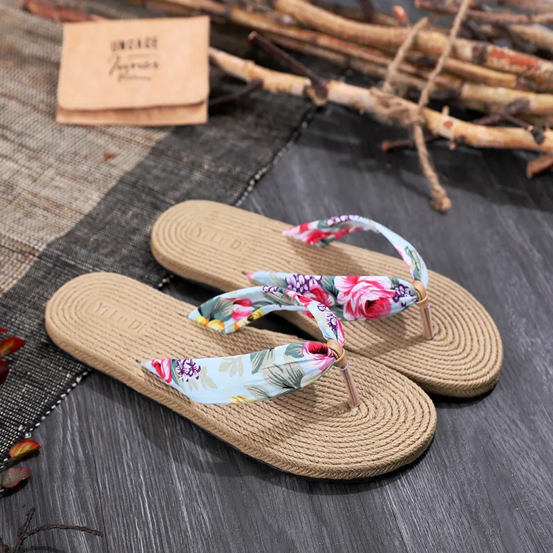 flip flops - Floral