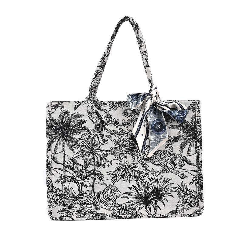 Printed Messenger Bag Canvas Bag