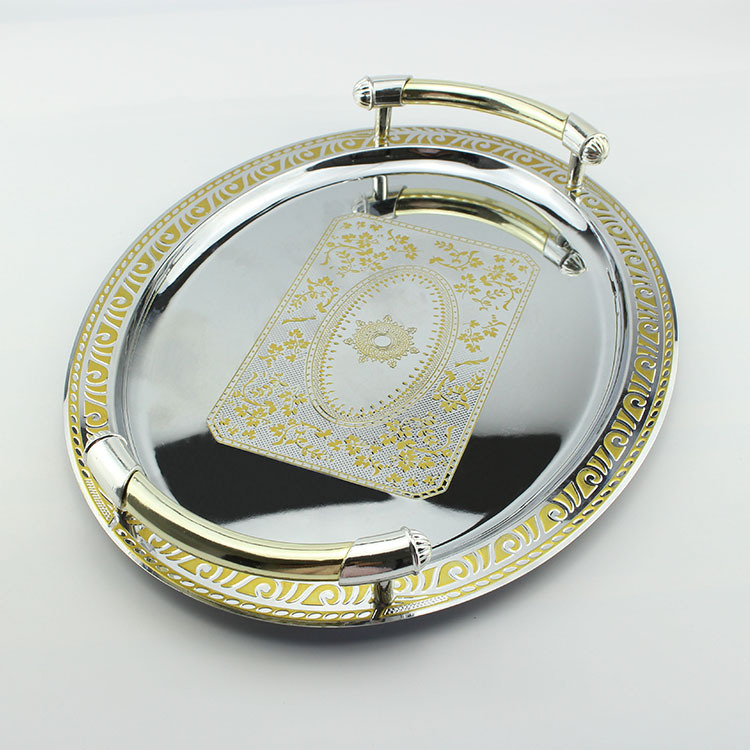 Title 2, Stainless Steel Oval Golden European Style Hote...