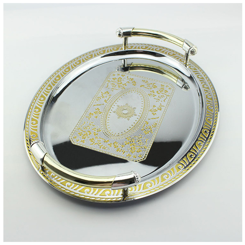 Title 5, Stainless Steel Oval Golden European Style Hote...