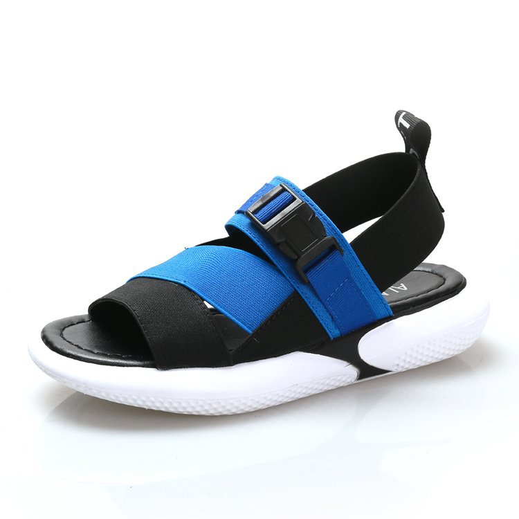 Sports Sandals Women's New Summer All Match Flat soled Casual Beach Shoes Blue - Shop at LoveMi