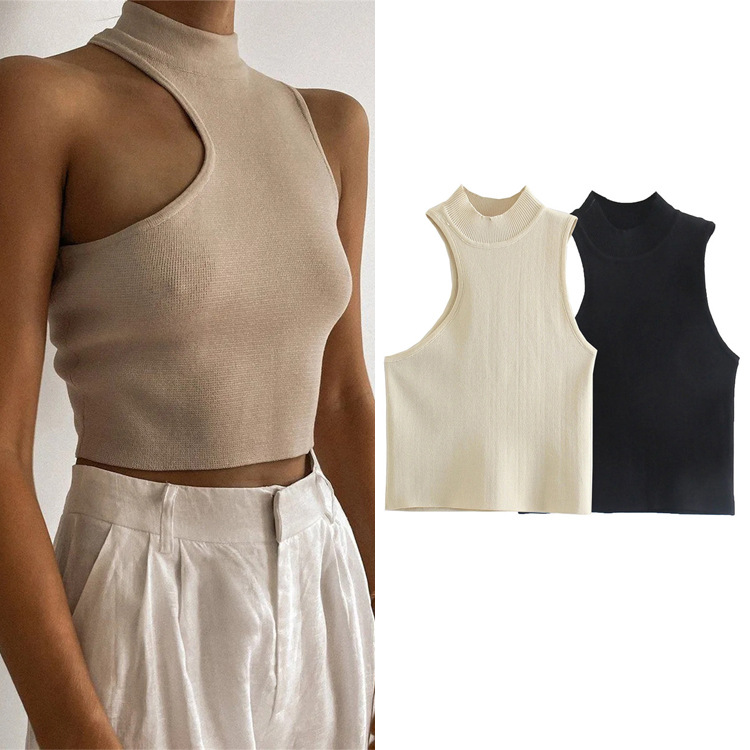 Be Careful With Asymmetrical Design Sleeveless Vest