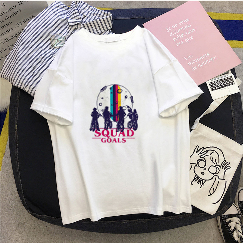 Stranger Things Trendy Fun Round Neck T-shirt Base Shirt