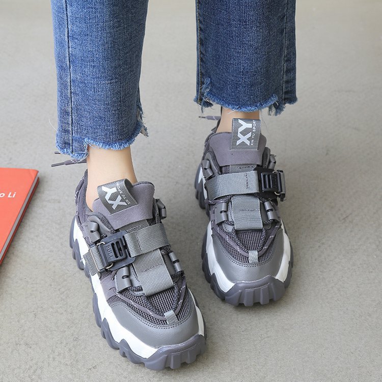 Winter New Style Sponge Cake Female Round Head Middle Heel Sports And Leisure 35-43
