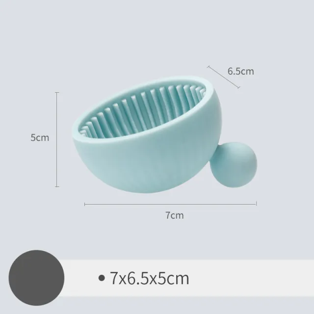 Small Ball Makeup Brush Cleaner Blue - Shop at LoveMi