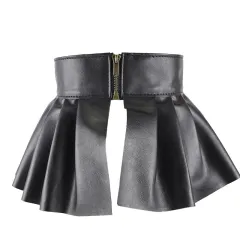 Belt, Skirt, Shoulder Piece, Personality Pu - Black - View 1
