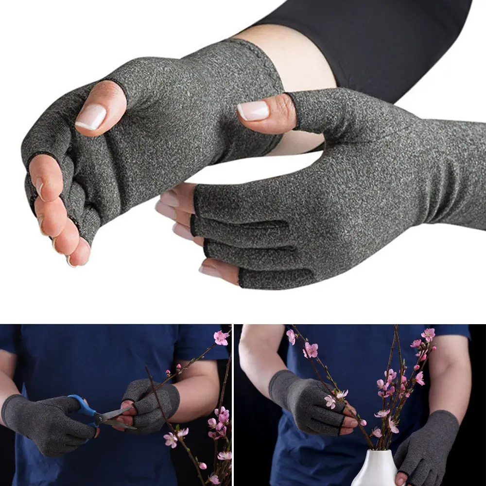 Fingerless Pressure Gloves Arthritis Rehabilitation Training Nursing