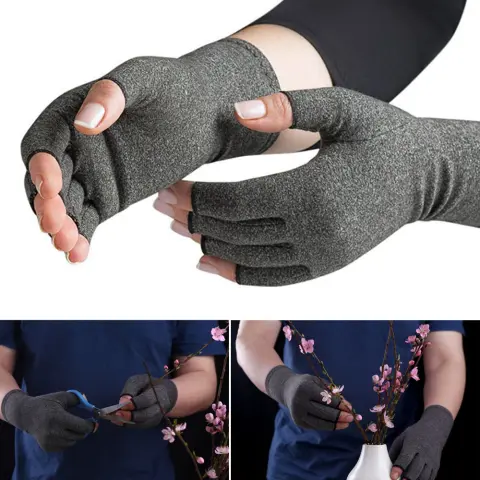 Fingerless Pressure Gloves Arthritis Rehabilitation Training Nursing