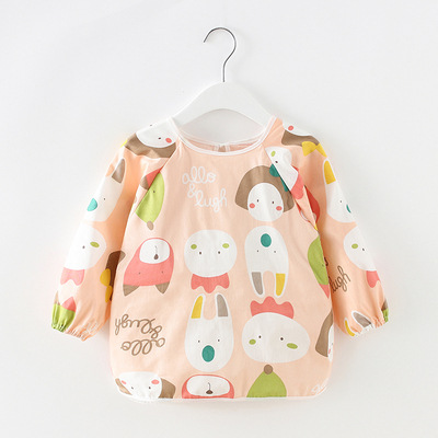 Cotton Baby Eating Pocket Smock, Children's Apron
