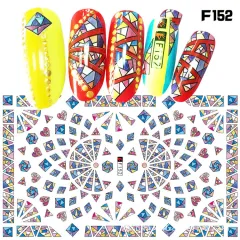 Japanese Three-dimensional 5D Embossed Nail Stickers - 13Style - View 1