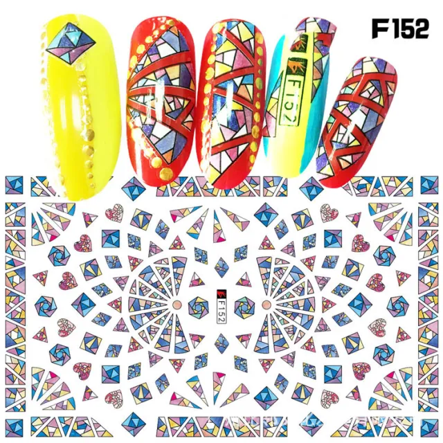 Japanese Three dimensional 5D Embossed Nail Stickers 13Style - Shop at LoveMi