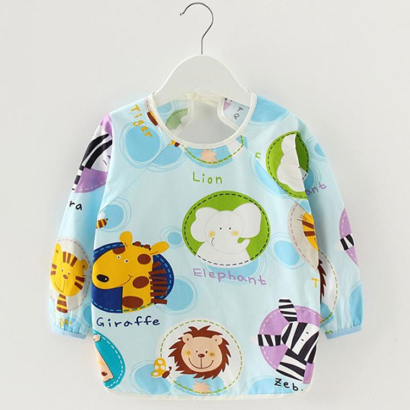 Cotton Baby Eating Pocket Smock, Children's Apron