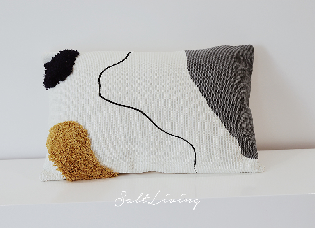 Abstract Line Tufted Throw Pillow Cushion Square Pillow Waist Pillow — foto 5