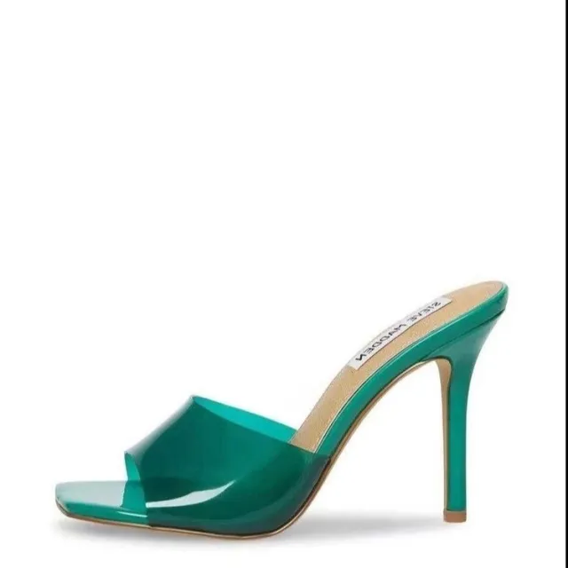Foreign Trade Sandals Women's High heeled Lacquered Women's Shoes Red - Shop at LoveMi