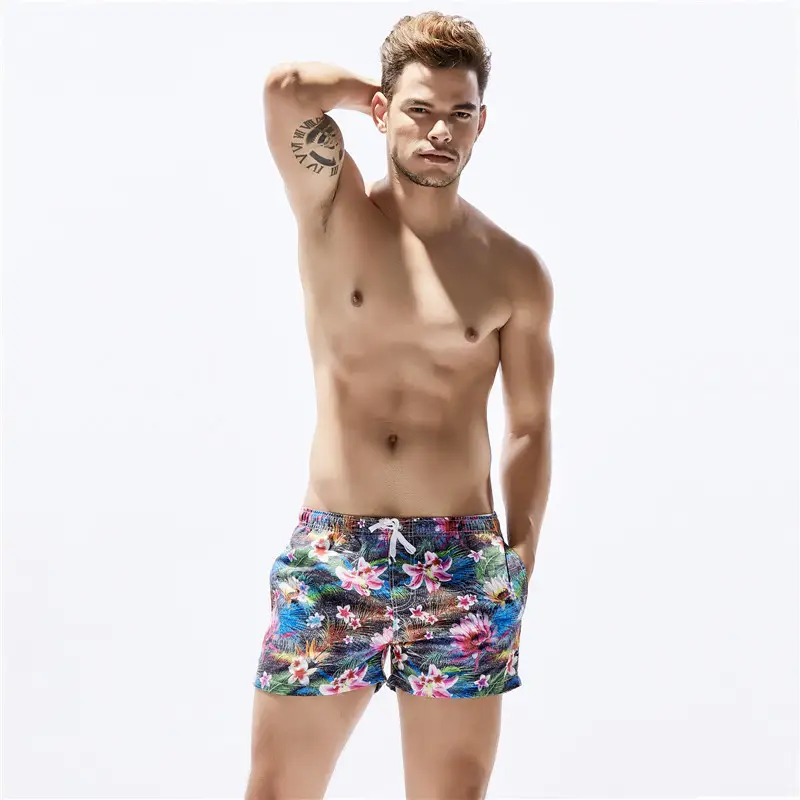 Pants Casual Shorts Quick-Drying Seaside Hot Spring Swimming Trunks