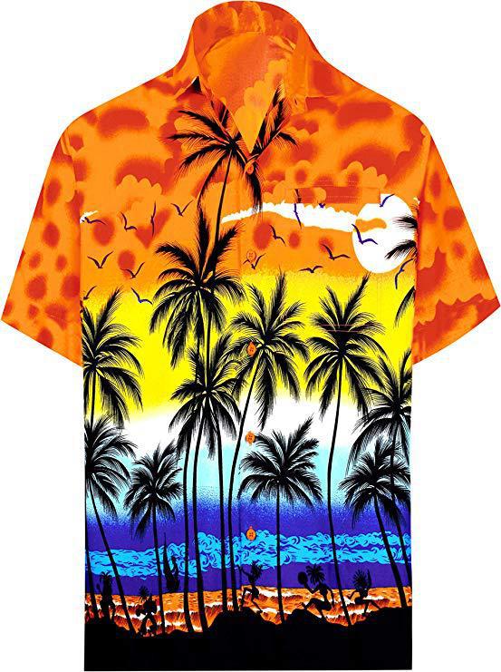 Hawaii Beach 3D Printed Short Sleeve