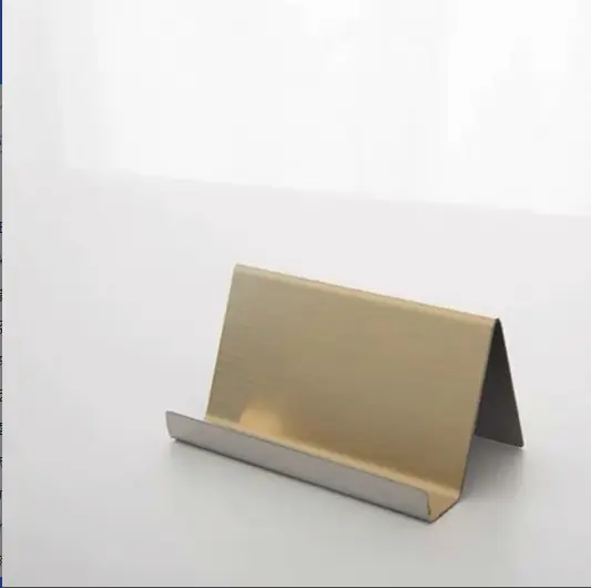 Creative Stainless Steel Business Card Holder