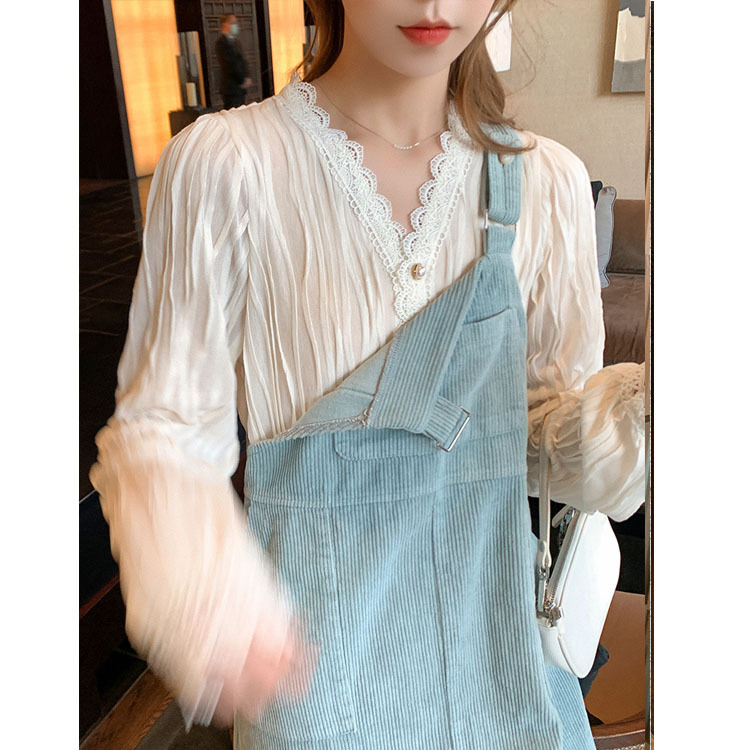 Slimming Big Pocket Dress Long Skirt