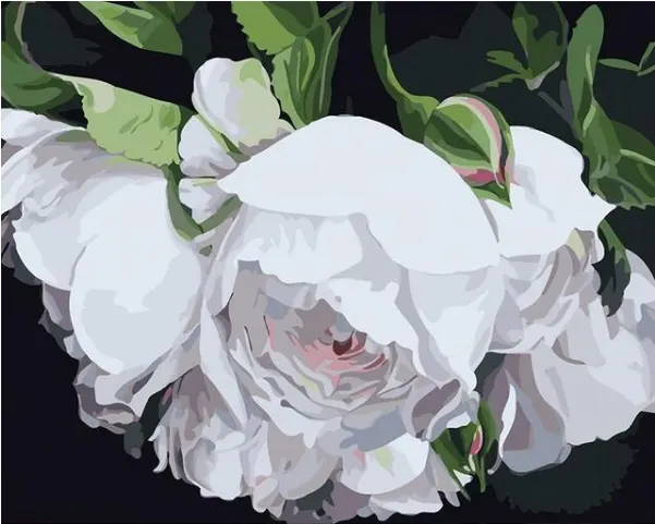 White Flower Painting