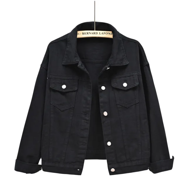 Women Jackets New Spring Outwear Denim Coat Black - Shop at LoveMi