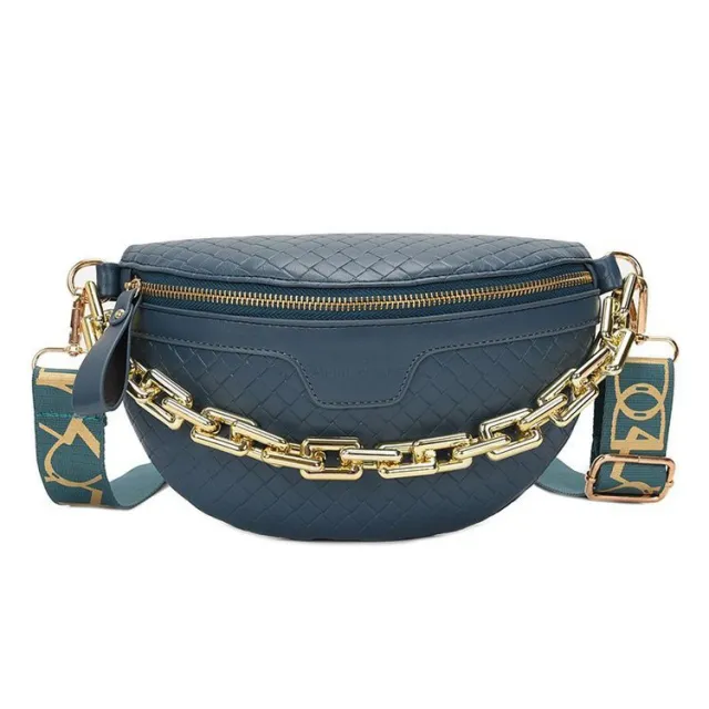 Waist Bag New Style Shoulder Bag Fashion Messenger Bag Blue - Shop at LoveMi