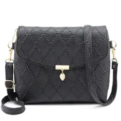 Female Bag Fashion All-match Lady Messenger Bag Simple Women's Shoulder Bag Small Bag Trend - Black - View 1