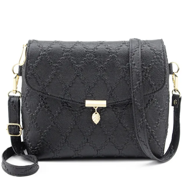 Female Bag Fashion All match Lady Messenger Bag Simple Women's Shoulder Bag Small Bag Trend Black - Shop at LoveMi