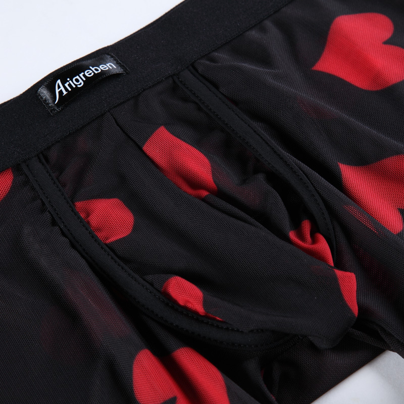 Men's Net Yarn Love Underwear