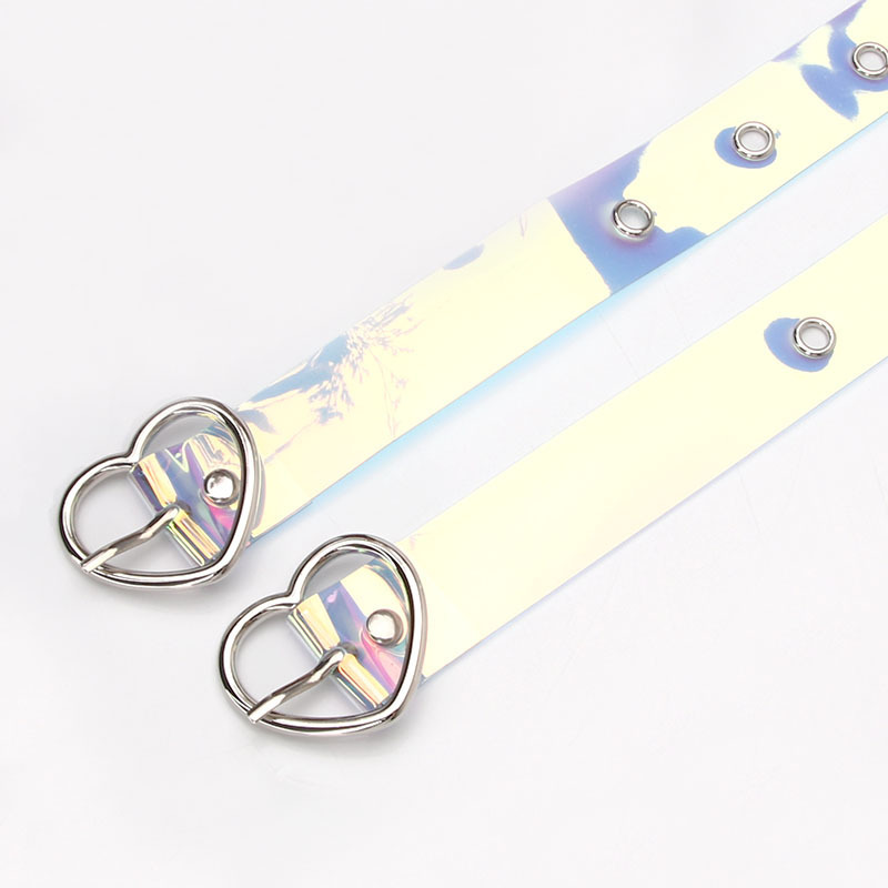 Title 2, Explosive Pvc Transparent Colorful Eye Belt, Tr...