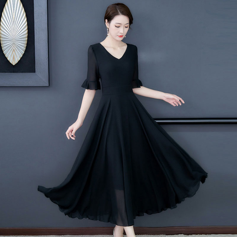 Light Luxury Dress Ladies Temperament Red