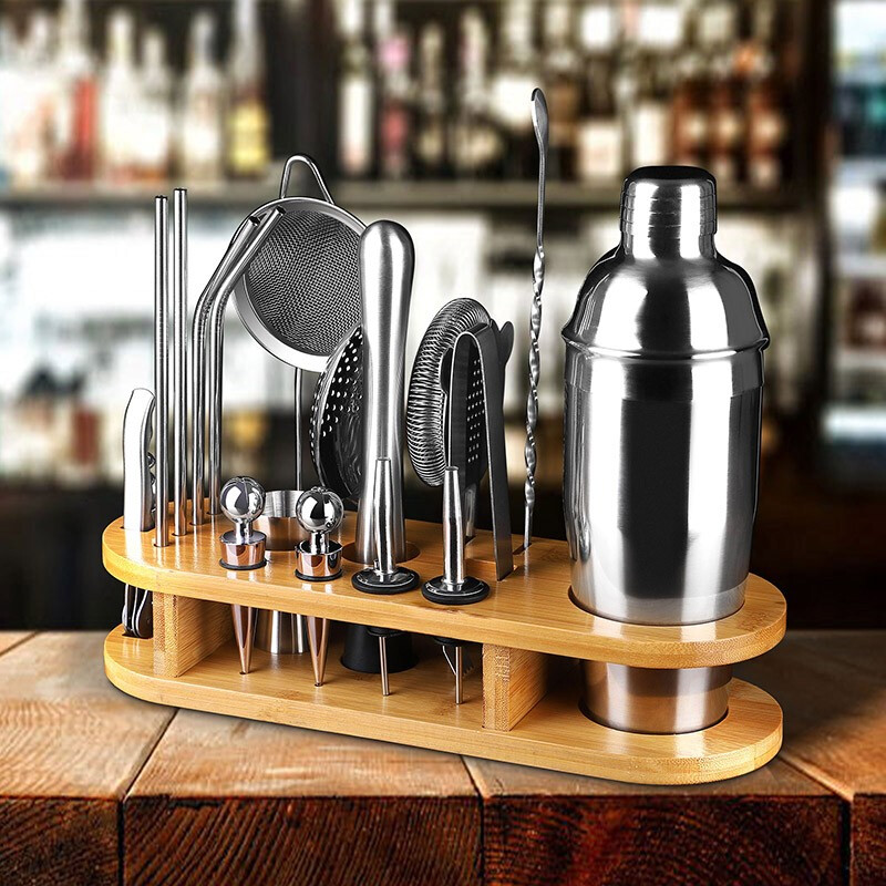 Stainless Steel Cocktail Shaker Set Shaker Glass