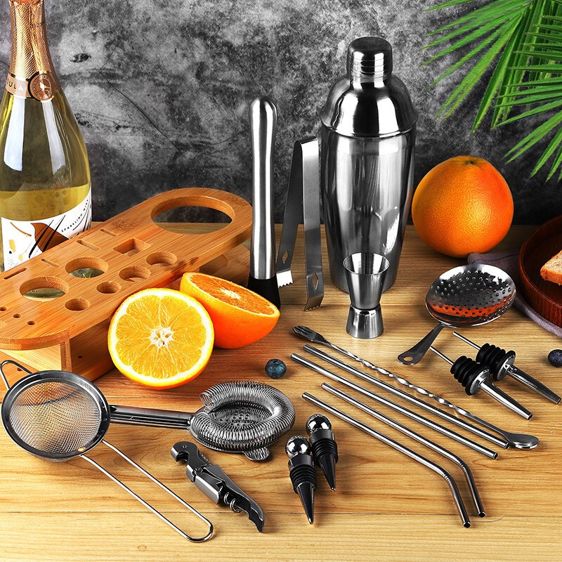 Stainless Steel Cocktail Shaker Set Shaker Glass