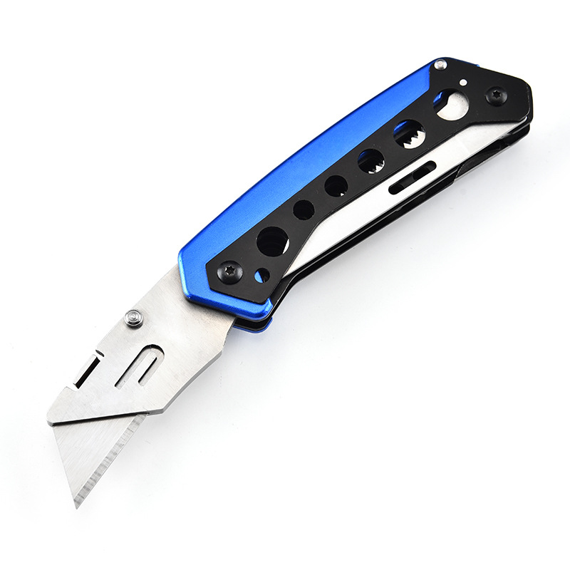 Stainless Steel Multifunctional Folding Utility Knife Wallpaper Paper Cutter — foto 5