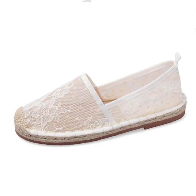 Xiaoxiangfeng Fisherman Shoes Women's Shallow Mouth Embroidery One step Platform Loafers A 41 - Shop at LoveMi