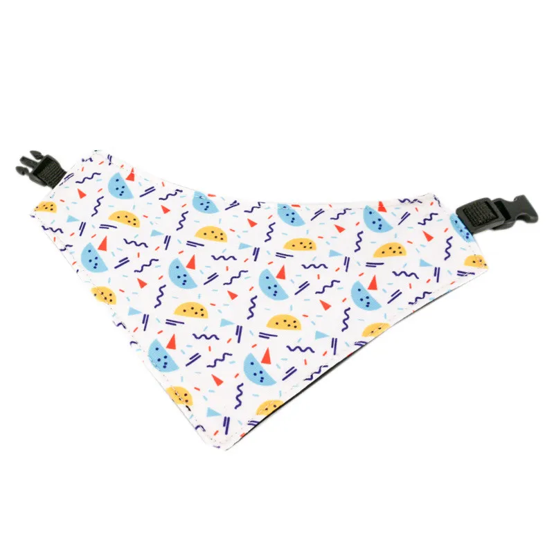Three-layer Thickened Waterproof Saliva Towel Triangle Scarf For Dogs - Pacman