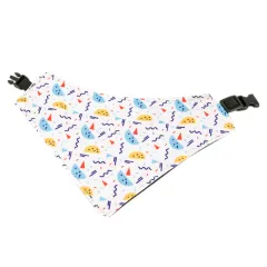Three-layer Thickened Waterproof Saliva Towel Triangle Scarf For Dogs - Pacman - View 1