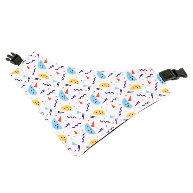Three layer Thickened Waterproof Saliva Towel Triangle Scarf For Dogs Pacman - Shop at LoveMi