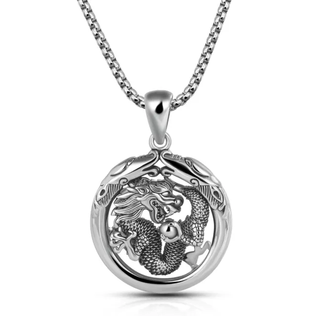 Vintage Men's Dragon Ring Pendant 1 Style - Shop at LoveMi