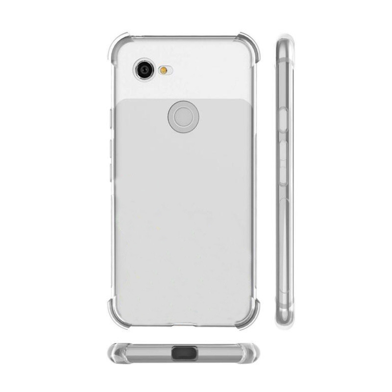 Google Pixel 4A Fourcorner Drop-proof Soft Silicone Case For Pixel4 4XL, Pixel3A Mobile Phone Case