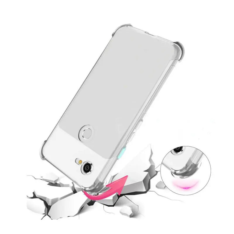 Google Pixel 4A Fourcorner Drop-proof Soft Silicone Case