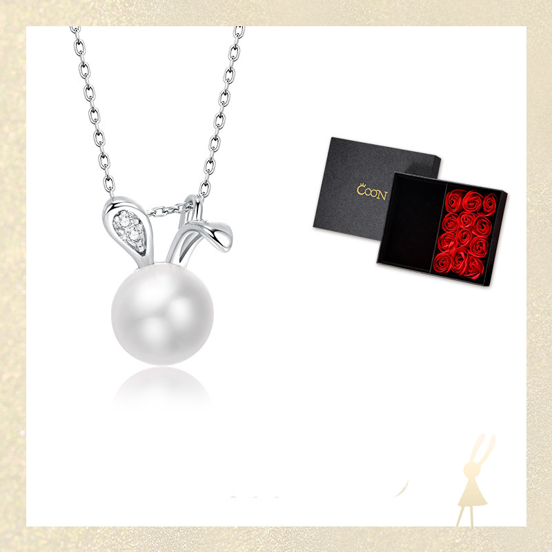 Natural Pearl Earrings Female Summer Sterling Silver Temperament