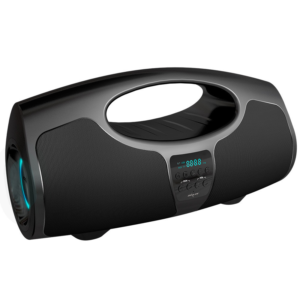 Subwoofer Square Dance Bluetooth Speaker German Portable Audio K Song Wired Microphone - Image 4