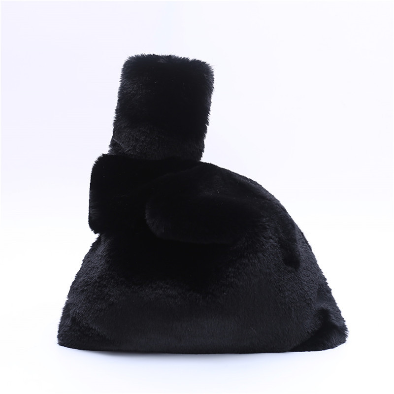 BagHandbag Autumn And Winter Imitation Rex Rabbit Fur Straw Bag Vest Bag Lady Bag Fur Fur Bag Female